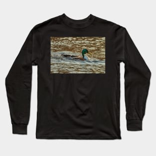 Water off a duck's back Long Sleeve T-Shirt